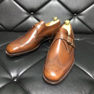 超希少デッド 金ロゴ J.M.WESTON ウエストン モンク ウイングチップ