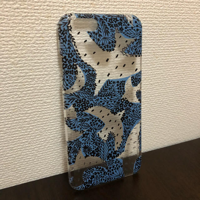 mina perhonen(ミナペルホネン)のマーブルシュッド 鳥 ケース スマホ/家電/カメラのスマホアクセサリー(iPhoneケース)の商品写真