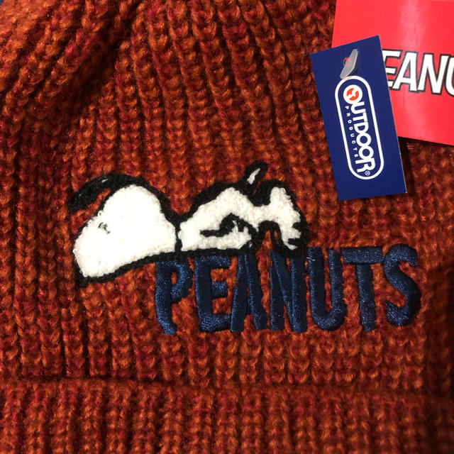 OUTDOOR(アウトドア)のOUTDOOR ×PEANUTS ニット帽 レディースの帽子(ニット帽/ビーニー)の商品写真