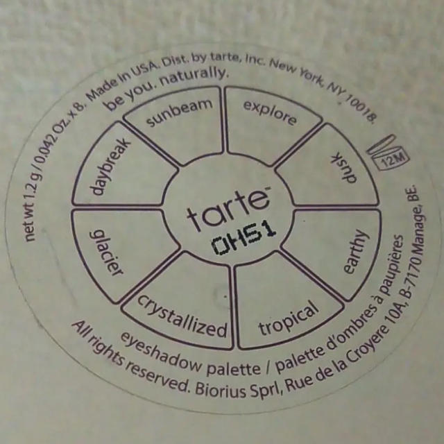 tarte アイシャドウパレット コスメ/美容のベースメイク/化粧品(アイシャドウ)の商品写真
