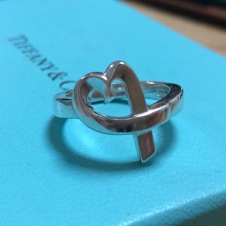 ティファニー(Tiffany & Co.)のTiffany 約10号 ラビングハート リング  シルバー SILVER(リング(指輪))