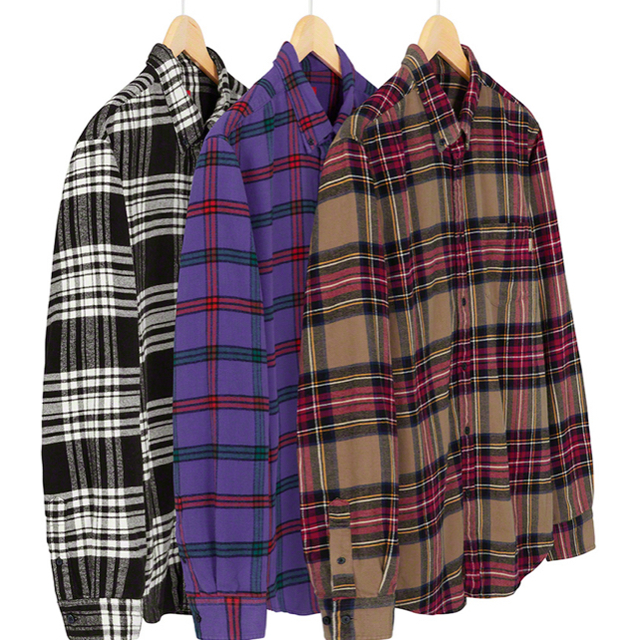 【新品】 supreme tartan flannel shirt Mサイズ