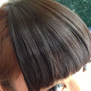 ツヤツヤ黒前髪ウィッグ(前髪ウィッグ)