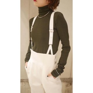 ジョンリンクス(jonnlynx)の新品☆fumika uchida フミカウチダ　サスペンダーハイウエストパンツ(デニム/ジーンズ)