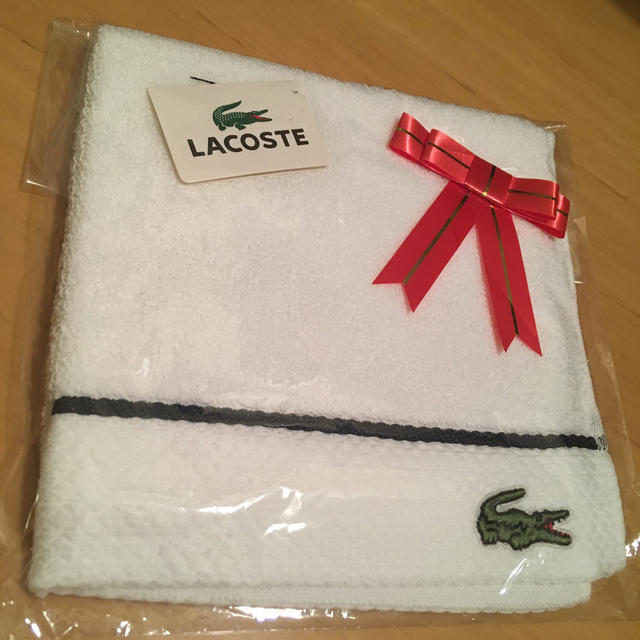 LACOSTE(ラコステ)のタオルハンカチ【ラコステ】 メンズのファッション小物(ハンカチ/ポケットチーフ)の商品写真