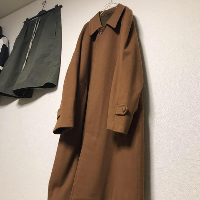 pure cashmere 100%Balmacaan coat カシミヤコートジャケット/アウター