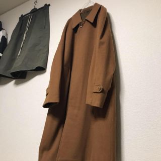 コモリ(COMOLI)のpure cashmere 100%Balmacaan coat カシミヤコート(ステンカラーコート)