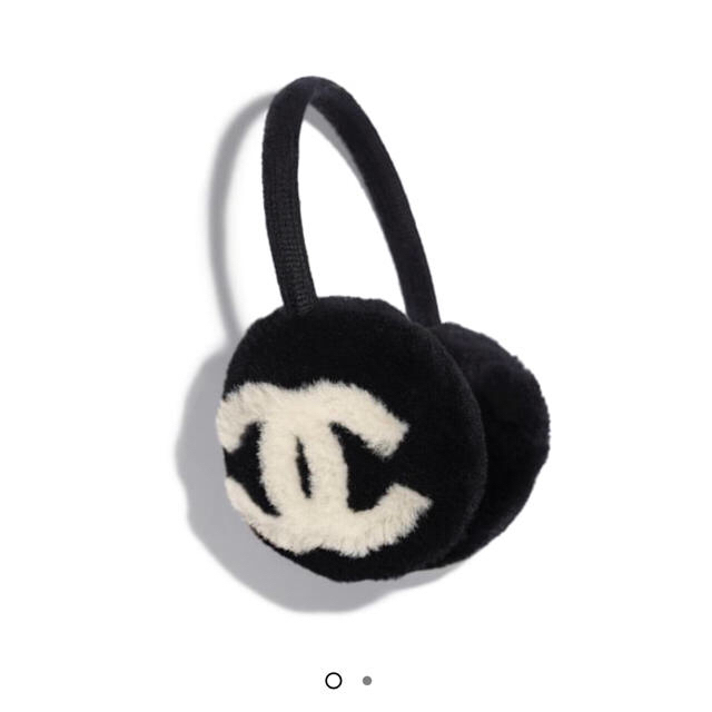 CHANEL - MissK♡様専用☆CHANEL イヤーマフ ブラック&アイボリーの