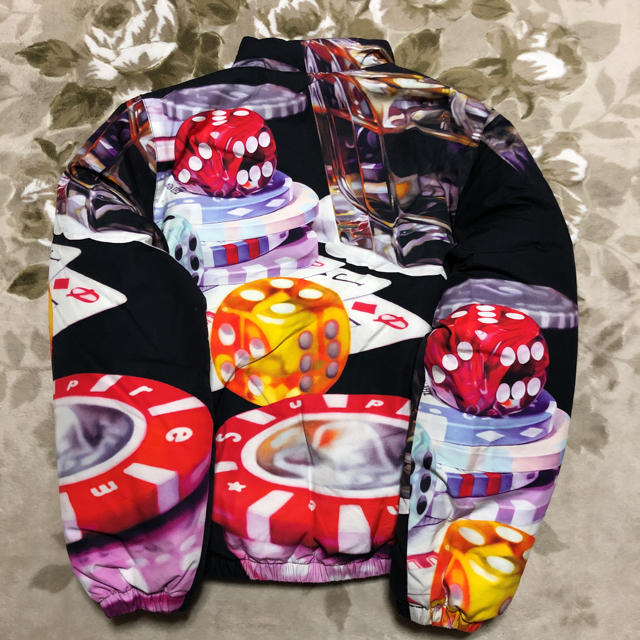 18aw Supreme カジノ　casino puffy ダウン　ジャケット