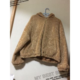 ナチュラルクチュール(natural couture)のnatural couture▼着画(有)ボアパーカー(ブルゾン)