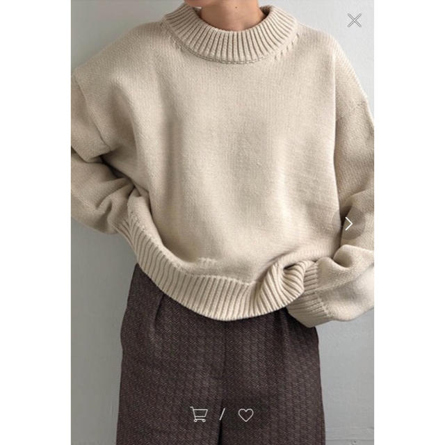 TODAYFUL Roundhem Heavy Knit