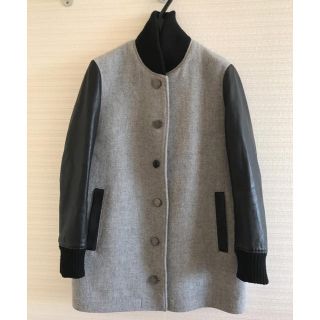 ユナイテッドアローズ(UNITED ARROWS)の定価4万以上❤️【美品】UNITED ARROWS レザー切替コート(ロングコート)