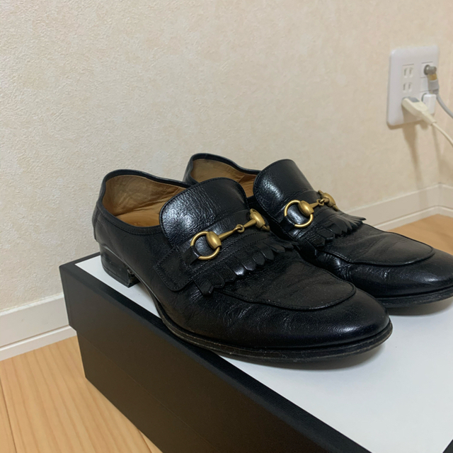 Gucci(グッチ)の【鉛筆削り様専用】gucci fringe horsebit loafer メンズの靴/シューズ(ドレス/ビジネス)の商品写真