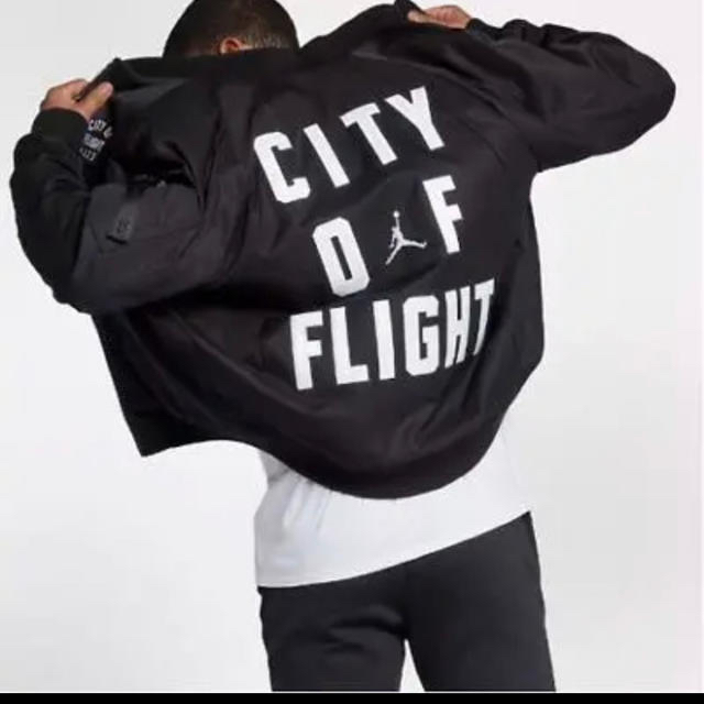 NIKE(ナイキ)の【希少サイズL】Jordan city of flight メンズのジャケット/アウター(フライトジャケット)の商品写真