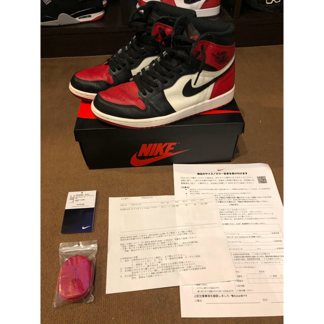 NIlKE AIR JORDAN1 RETRO HIGH OG bred toe