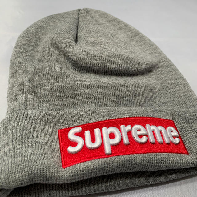 Supreme - シュプリーム ニット帽 グレー ラス1 早い者勝ち ニューエラ キャップの通販 by カルちゃん's shop