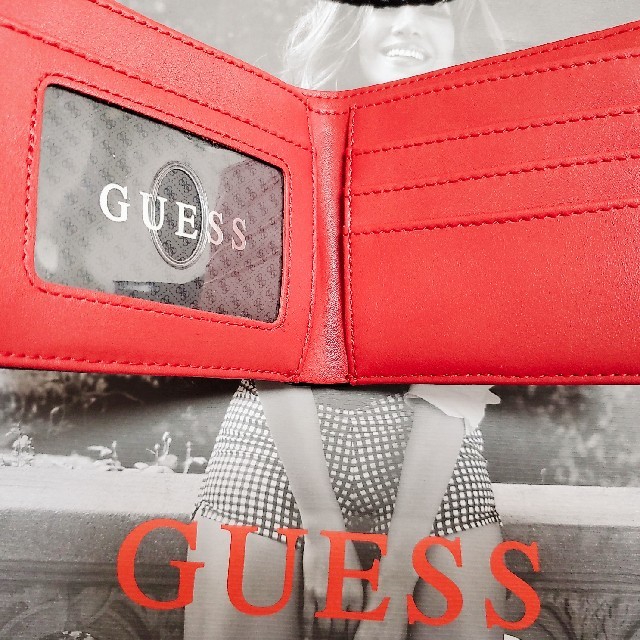 GUESS(ゲス)の【ブラックフライデー限定セール】ゲス エンボス 財布 ゲス メンズ 小銭入れ メンズのファッション小物(折り財布)の商品写真