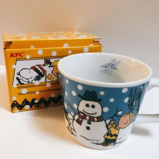 スヌーピー(SNOOPY)のケンタッキー スヌーピースープマグ 青(食器)