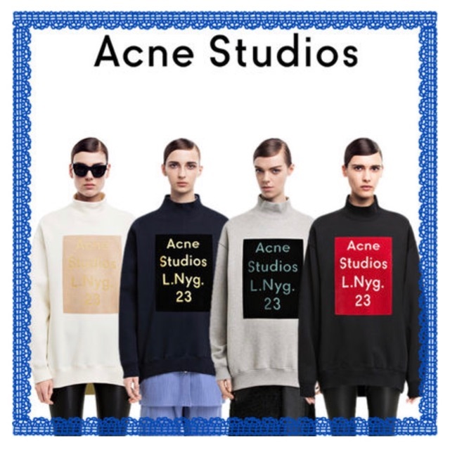 ACNE(アクネ)のAcne studios ロゴプリント オーバーサイズ スウェット アクネ レディースのトップス(トレーナー/スウェット)の商品写真