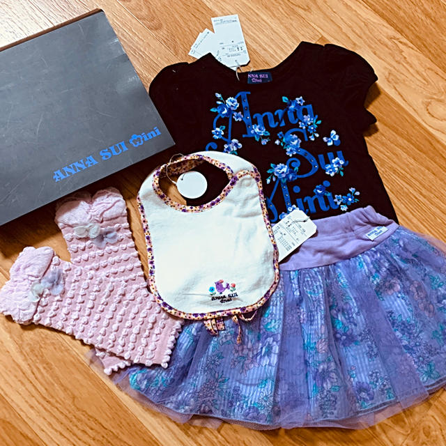 ANNA SUI mini(アナスイミニ)のANNA SUI MINI ベビー服セット(90) キッズ/ベビー/マタニティのキッズ服女の子用(90cm~)(その他)の商品写真