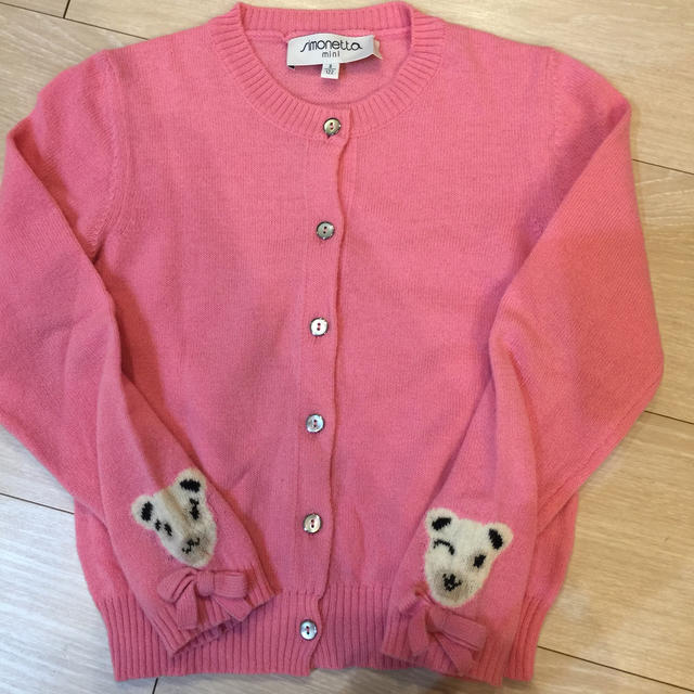 Simonetta(シモネッタ)のシモネッタミニ サイズ6 122 キッズ/ベビー/マタニティのキッズ服女の子用(90cm~)(カーディガン)の商品写真