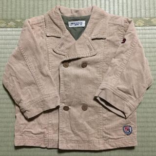 メンズクラブ(Men's Club)のMEN‘S CLUB MINI 上着　95cm コーデュロイ　ベージュ(ジャケット/上着)