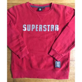 スーパースター(SUPERSTAR)のSUPER STAR トレーナー　レッド　140(ジャケット/上着)