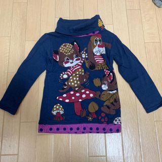 グラグラ(GrandGround)の超美品♡チェリッチュ cherichu タートル ロンT 100cm(Tシャツ/カットソー)