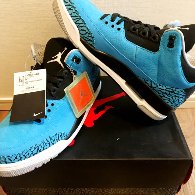 NIKE AIR JORDAN 3 RETRO POWDERBLUE