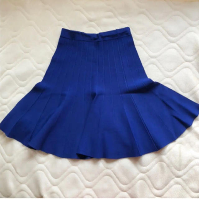 LE CIEL BLEU(ルシェルブルー)の訳あり★ルシェルブルー 青 フレアスカート レディースのスカート(ひざ丈スカート)の商品写真