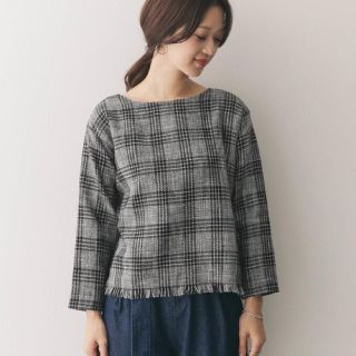 アーバンリサーチ(URBAN RESEARCH)のmiyako.n様専用チェックツイードブラウス(シャツ/ブラウス(長袖/七分))