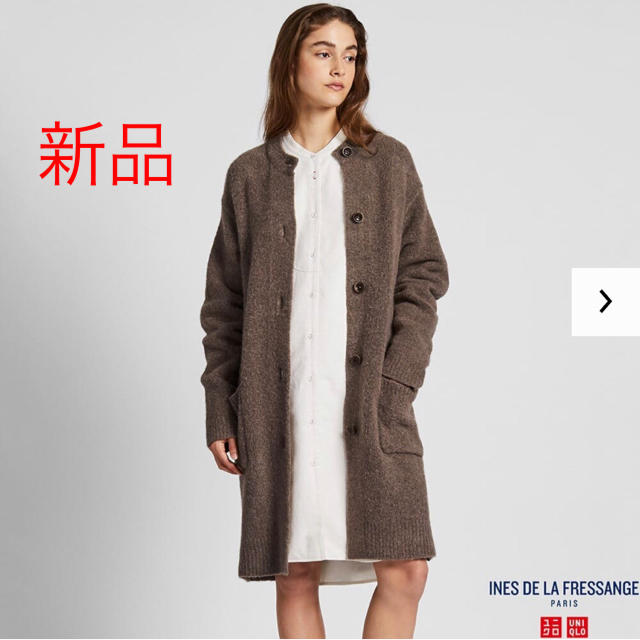 UNIQLO(ユニクロ)の完売 新品 ユニクロ イネスコラボ カーディガン S レディースのトップス(カーディガン)の商品写真