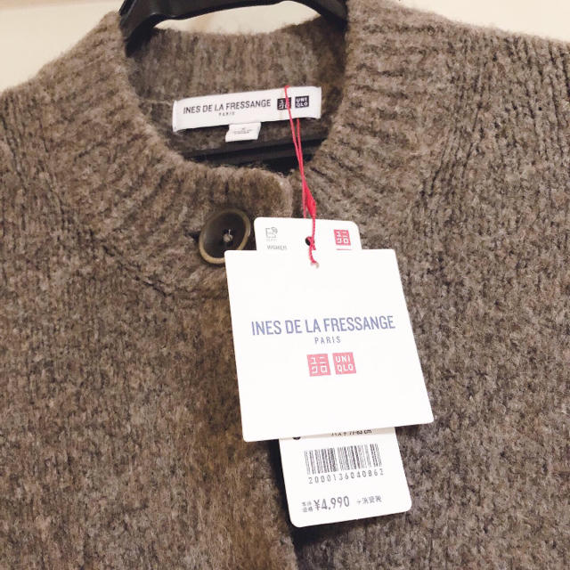 UNIQLO(ユニクロ)の完売 新品 ユニクロ イネスコラボ カーディガン S レディースのトップス(カーディガン)の商品写真