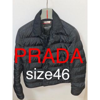 プラダ(PRADA)のPRADAダウンジャケットArt. SGV46ネイビー(ダウンジャケット)