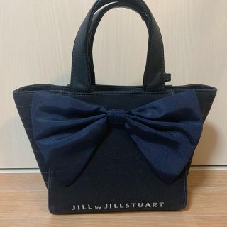 ジルバイジルスチュアート(JILL by JILLSTUART)のキャンバスリボントート  小(トートバッグ)