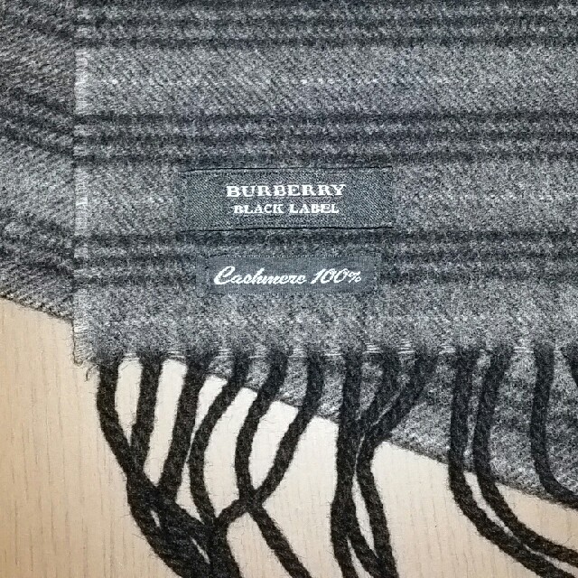 BURBERRY BLACK LABEL(バーバリーブラックレーベル)のお値下げ✨バーバリーブラックレーベル　マフラー メンズのファッション小物(マフラー)の商品写真