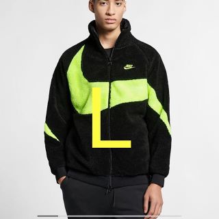 ナイキ(NIKE)の本日限　L NIKE SWSH FULL ZIP JKT ボルト　蛍光　イエロー(その他)