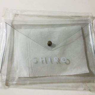 シロ(shiro)の★モモナコ様専用★ 限定クリアポーチ shiro 【新品 未使用】(ポーチ)