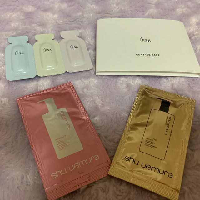 IPSA(イプサ)のipsa コントロールベース 化粧下地、shu uemura クレンジングオイル コスメ/美容のベースメイク/化粧品(コントロールカラー)の商品写真