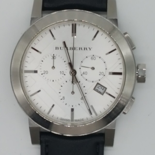 バーバリー(BURBERRY)のミニ様専用　バーバリー時計BU9355 カーフベルトメンテナンス済み(腕時計(アナログ))