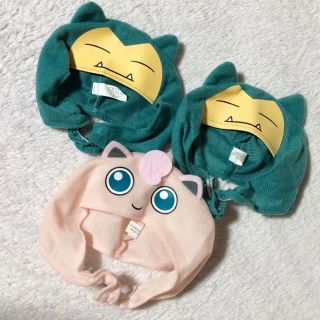 ポケモン(ポケモン)の★【新品】ねこのかぶりもの 第29弾 カビゴン&プリン3点セット★(猫)