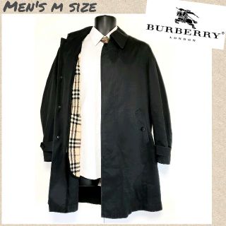 バーバリー(BURBERRY)の◇BURBERRY LONDON◇ノバチェック ロングコート メンズMサイズ(ステンカラーコート)