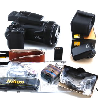 ニコン(Nikon)の【美品】Nikon COOLPIX P1000 ＋ ドットサイトDF-M1(コンパクトデジタルカメラ)