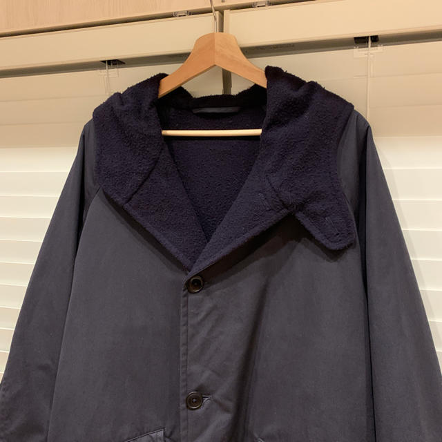 COMOLI(コモリ)のCOMOLI コモリ HOODED COAT フーデッドコート ネイビー 1 メンズのジャケット/アウター(モッズコート)の商品写真