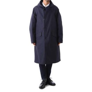 コモリ(COMOLI)のCOMOLI コモリ HOODED COAT フーデッドコート ネイビー 1(モッズコート)