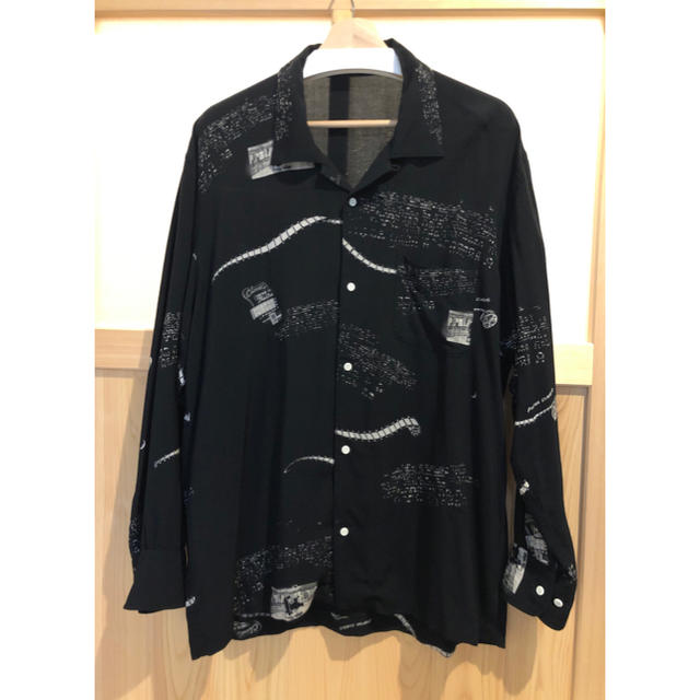 Porter Classic - ALOHA LONG SHIRT-BLACK 2