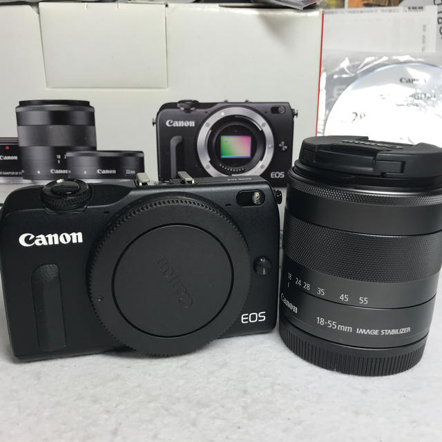 Canon eos m2 レンズキットカメラ
