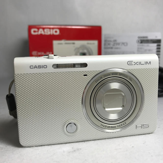 CASIO EX-ZR70 ホワイト スマホ/家電/カメラ コンパクトデジタルカメラ