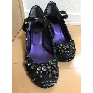 アナスイ(ANNA SUI)のANNA SUI ツイードパンプス(ハイヒール/パンプス)