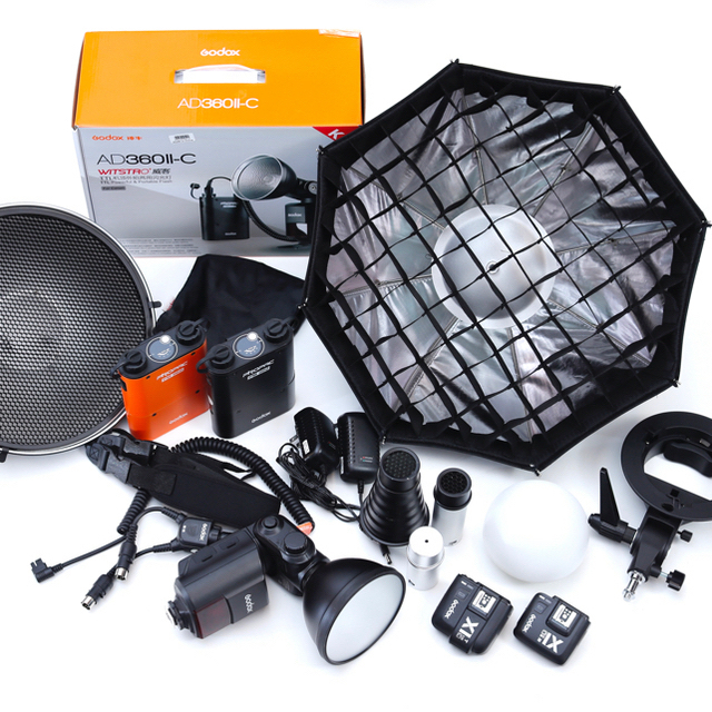 【美品】GODOX AD360Ⅱ-C 送受信機付 キヤノン用（ワンオーナー品）